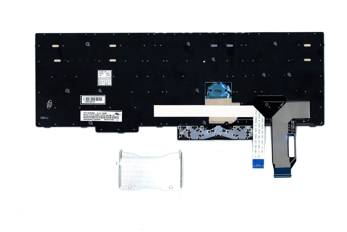 Genuine Lenovo 01YN701 FRU CM Keyboard  ASM w/Num Silver (Lite on) Canadi