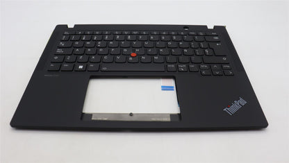 Lenovo ThinkPad X13 Gen 4 Keyboard Palmrest Top Cover Spanish Black 5M11H94555