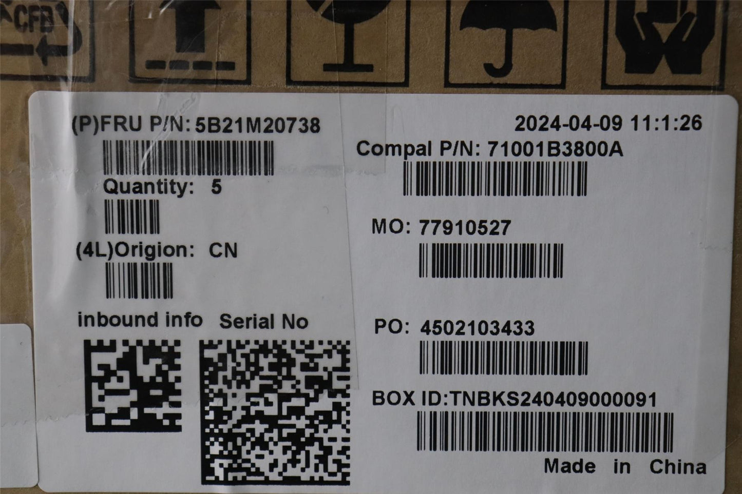 Lenovo C83DC NOK ULT7_155H UMA16G L RM 5B21M20738