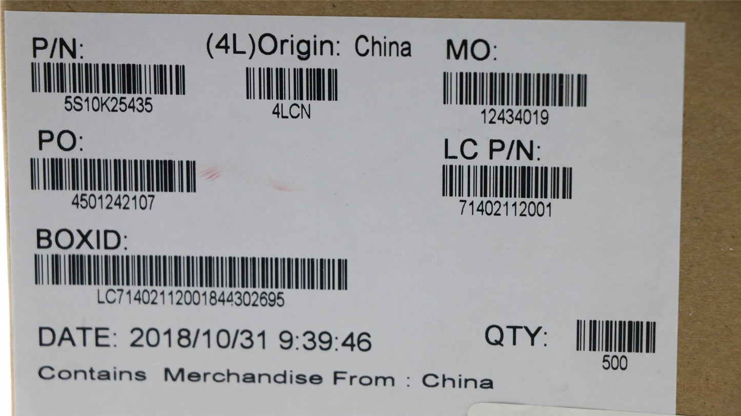 Lenovo 5S10K25435 SCREW SCREW L MM1.98D3LK4.5DNINL0.4T