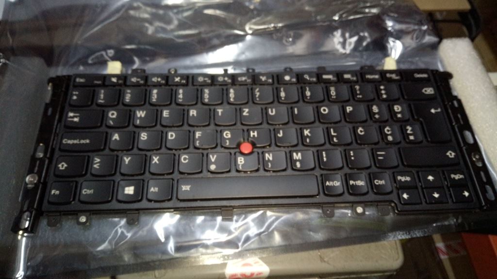 Lenovo TP_YOGA12, SI, CHY, Backlit Slovenian Keyboard 04Y2645