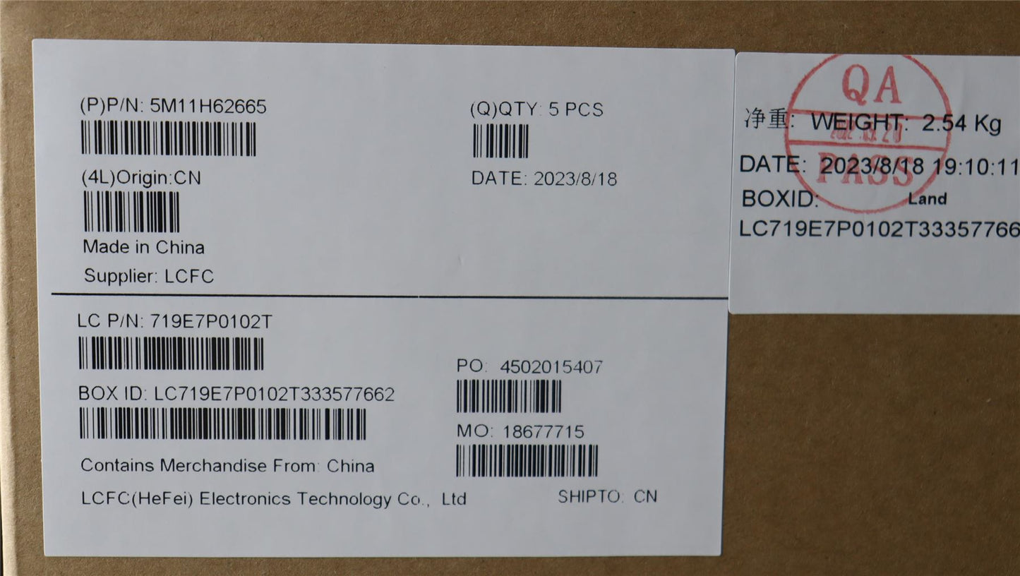 Lenovo MECH_ASM BL KB BK FPR LA SPA CHY 5M11H62665 5M11H62668