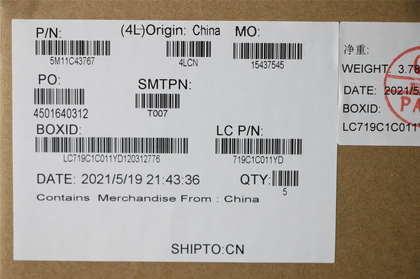 Lenovo MECH_ASM KB C SPA BKLT(PMX)PT FP UK BK 5M11C43767