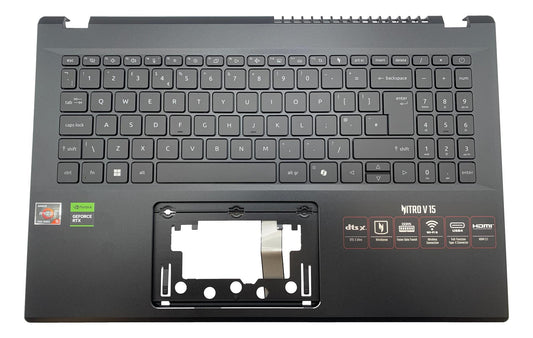 Acer Nitro ANV15-41 Palmrest Cover Keyboard UK Black 6B.QPDN7.030