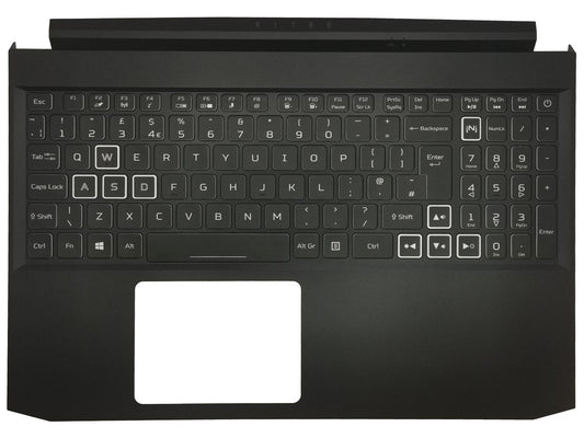 Acer Aspire Nitro AN515-57 Palmrest Cover Keyboard UK Black Backlit 6B.QCCN2.013