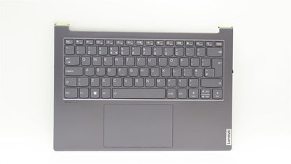 Lenovo Yoga 7 14ARH7 Palmrest Cover Touchpad Keyboard UK Storm Grey 5CB1J51071