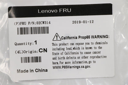 Lenovo MECHANICAL L2Non DP Label 02CW314
