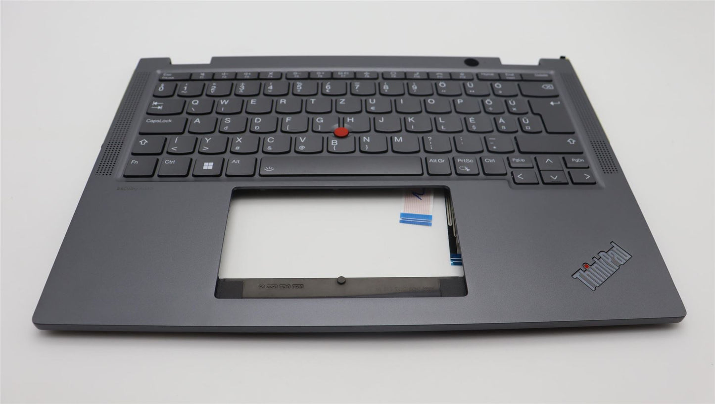 Lenovo ThinkPad X13 Gen 4 Keyboard Palmrest Top Cover Hungarian Grey 5M11L64690