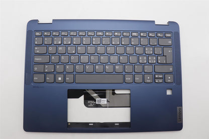 Lenovo IdeaPad 5 14ABR8 Keyboard Palmrest Top Cover Swiss Abyss Blue 5CB1K20769