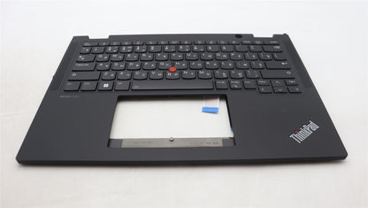 Lenovo ThinkPad X13 Gen 4 Keyboard Palmrest Top Cover Russian Black 5M11L64154