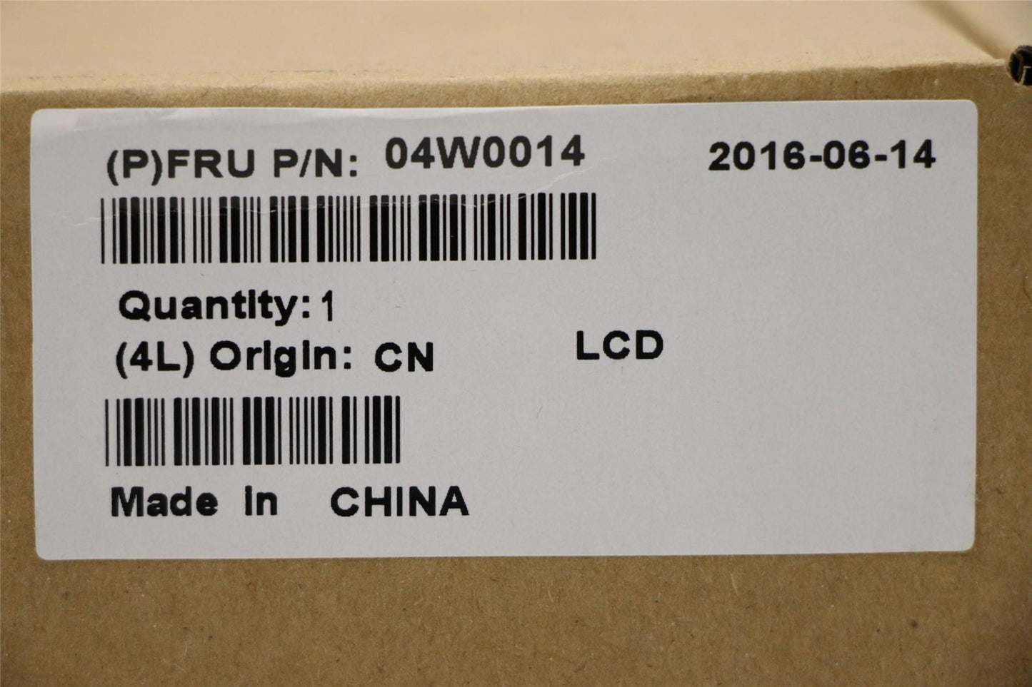 Lenovo FRU LCD ASM FHD++ Pana O-fi 04W0014