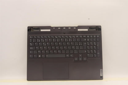 Lenovo S7 16IAH7 Palmrest Cover Touchpad Keyboard Belgian Storm Grey 5CB1J04377