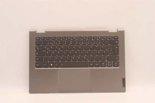 Lenovo Yoga 14s G2 IAP Keyboard Palmrest Top Cover German Black 5CB1J10024