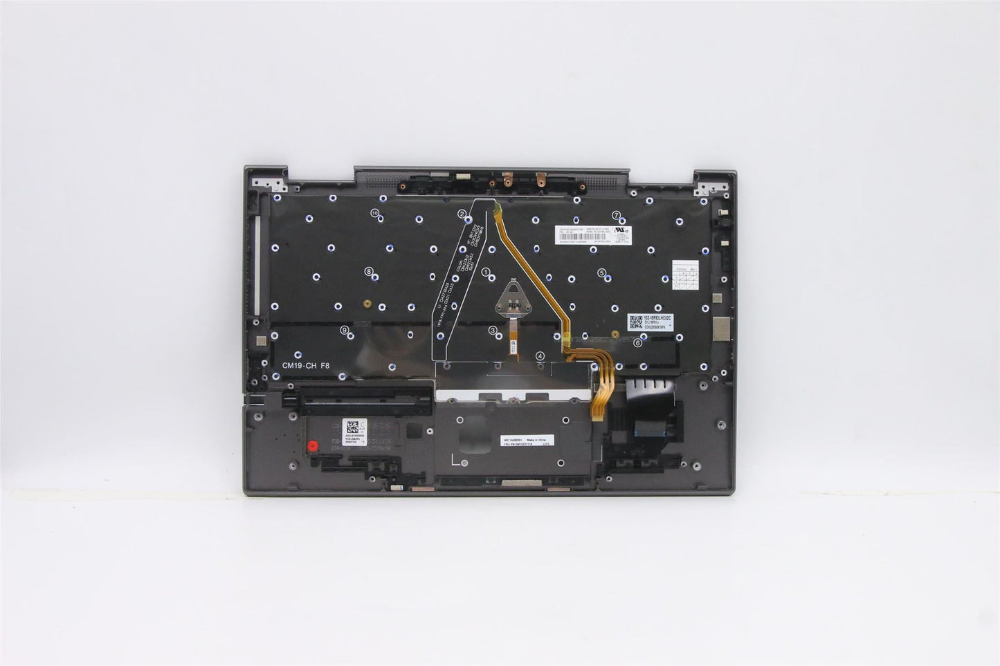 Lenovo ThinkPad X1 5th Gen Keyboard Palmrest Top Cover Russian 5M10Z37118