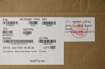 Lenovo IdeaPad 3-17ITL6 Palmrest Cover Touchpad Keyboard Belgian Grey 5CB1B97487