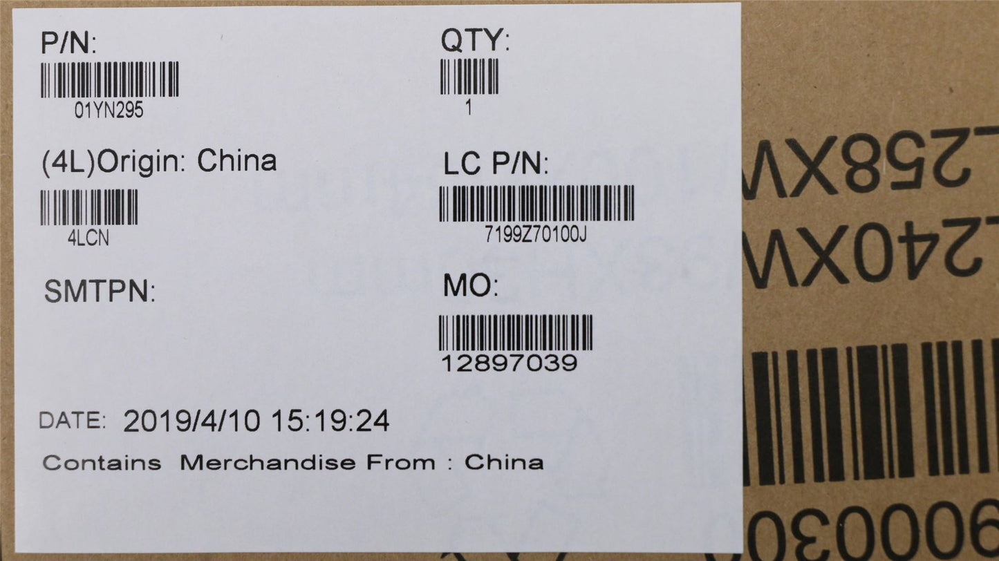 Lenovo FRU RGB Camera cable for CNC standard FPC Amphenol 01YN294
