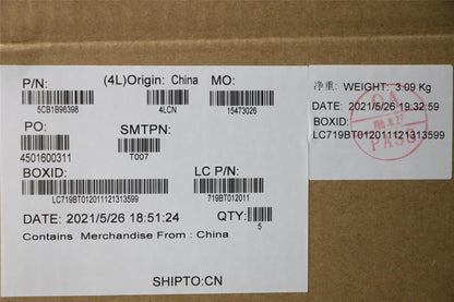 Lenovo Upper Case ASM_SLV L82KA BK 5CB1B96398