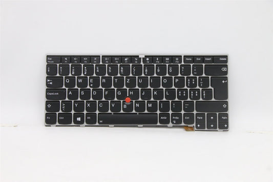 Lenovo ThinkPad 13 2 Keyboard Swiss Silver Backlit 01EN873