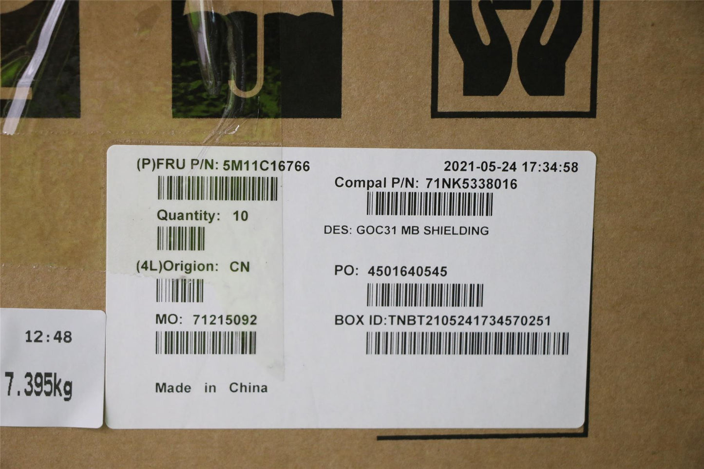 Lenovo MECH_ASM MB_SHIELDING_ITL,AIO 3 22 5M11C16766