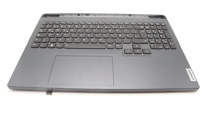 Lenovo Legion 5 16ARX8 Palmrest Cover Touchpad Keyboard German 5CB1L54627