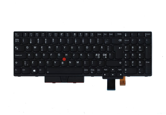 Lenovo ThinkPad T580 P52s Keyboard Nordic Black Backlit 01HX298