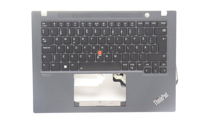 Lenovo ThinkPad T14s 3 Keyboard Palmrest Top Cover Swedish Finnish 5M11H26026