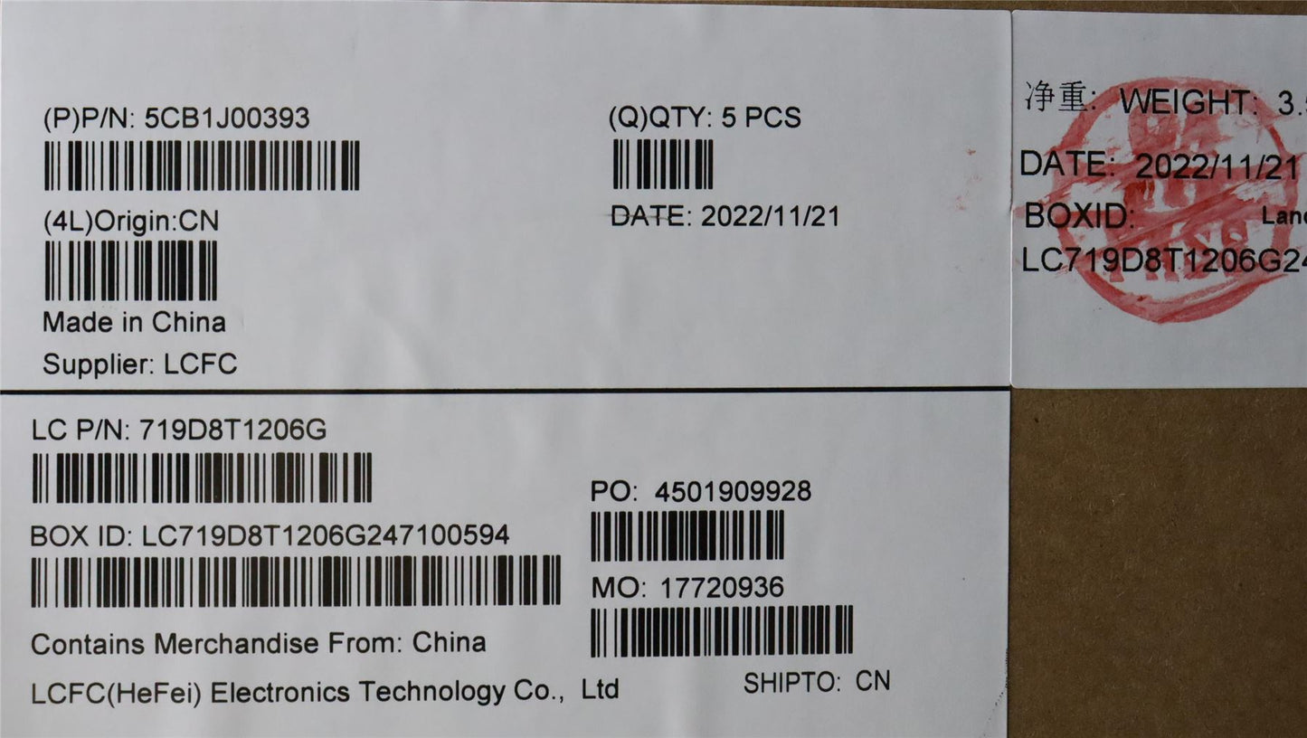 Lenovo UpperCaseASM_NORDICL82SFFPCGBL_PC 5CB1J00393