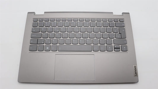 Lenovo Yoga 14s G3 IRU Palmrest Cover Touchpad Keyboard Silver 5CB1L43752