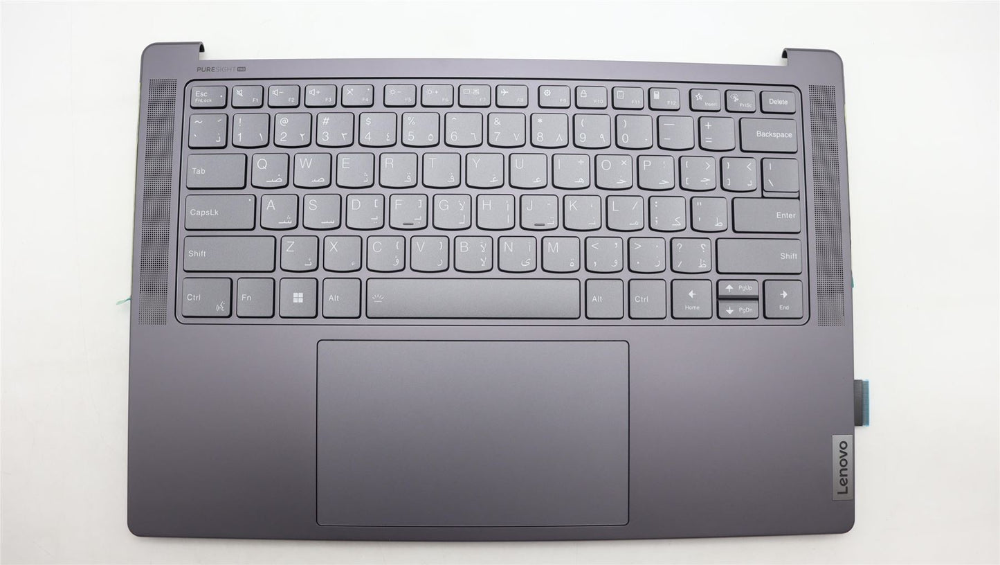 Lenovo Yoga 9 14IRP8 Palmrest Cover Touchpad Keyboard Arabic 5CB1L49525