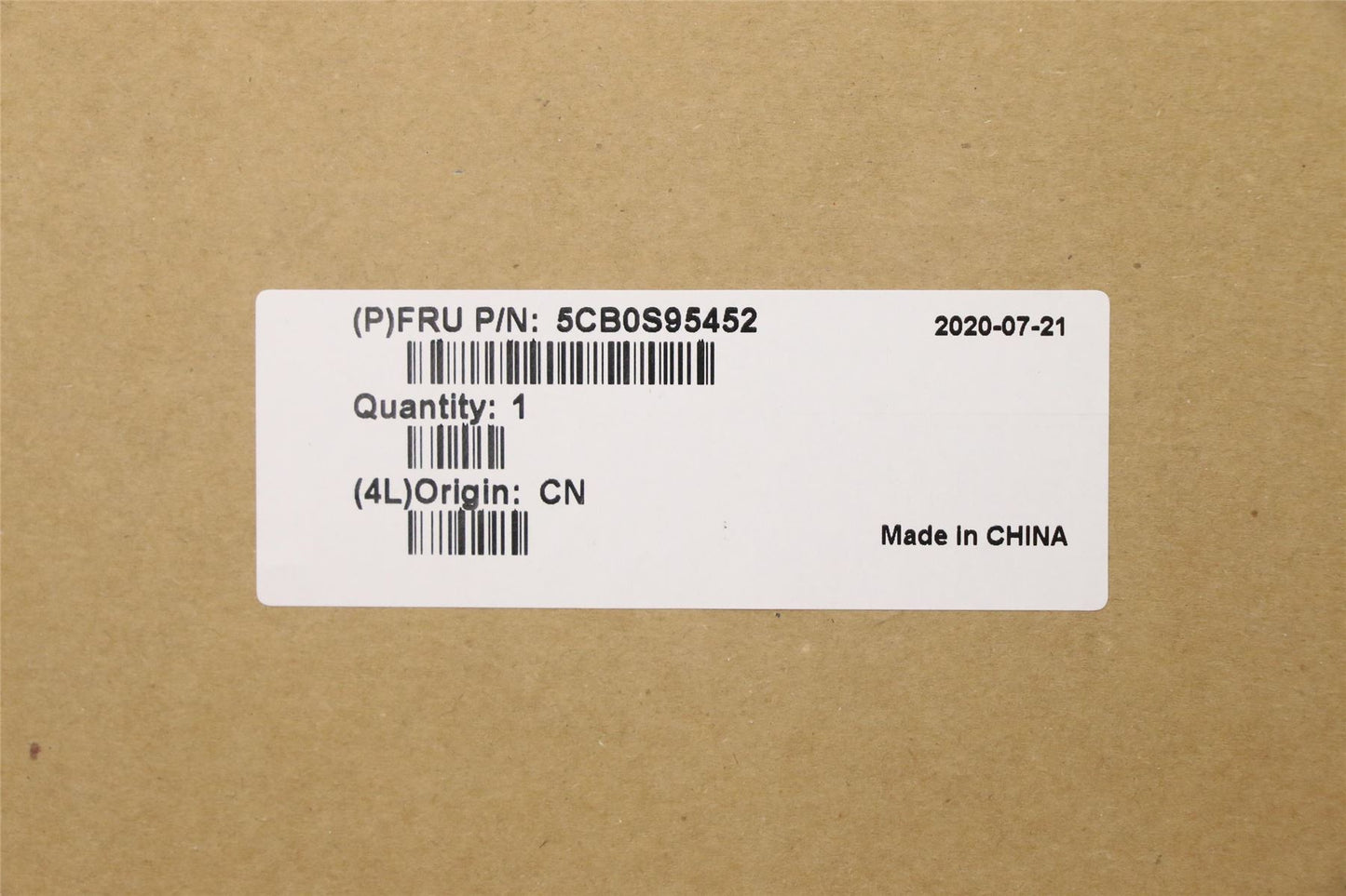 Lenovo FRU COVER A_COVER_SUB_ASSY_FHD 5CB0S95452