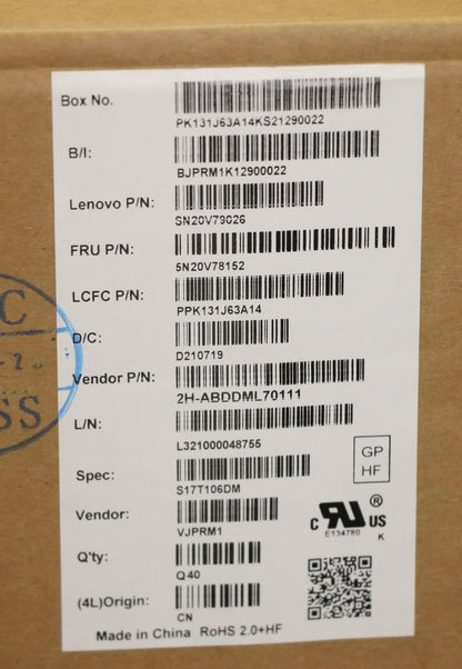 Lenovo ThinkPad P15s 2 T15 2 T15 Keyboard Danish Black 5N20V78152