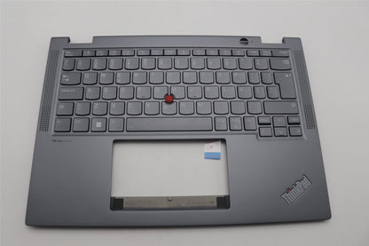 Lenovo ThinkPad X13 Gen 4 Keyboard Palmrest Top Cover Portuguese Grey 5M11L64354