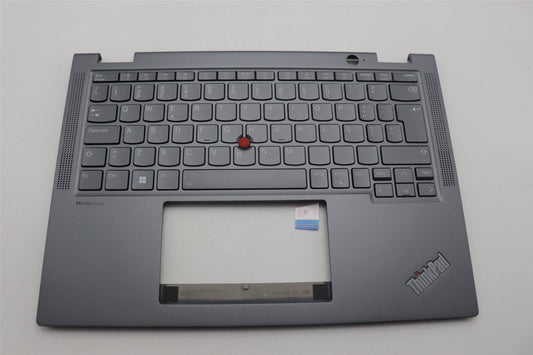 Lenovo ThinkPad X13 Gen 4 Keyboard Palmrest Top Cover Portuguese Grey 5M11L64354