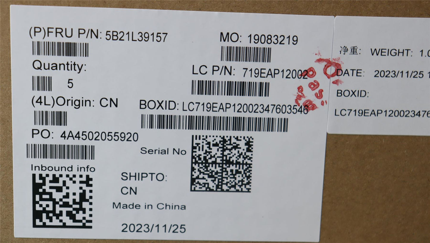 Lenovo L83BY I713705H UMA32GWL6ENOKRM 5B21L39157