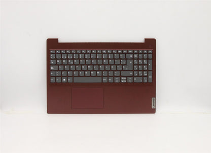 Lenovo IdeaPad 3-15IIL05 Palmrest Cover Keyboard Spanish Red 5CB0X57599