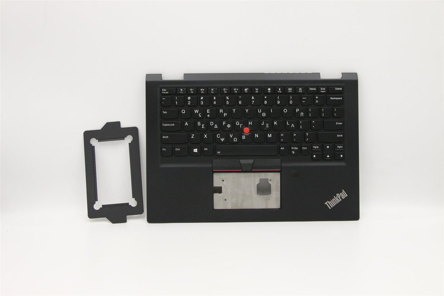 Lenovo Yoga X390 Palmrest Cover Touchpad Keyboard Greek Black 02HL664