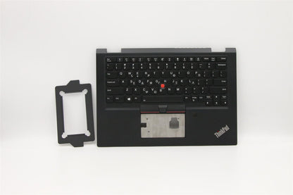 Lenovo Yoga X390 Palmrest Cover Touchpad Keyboard Greek Black 02HL664