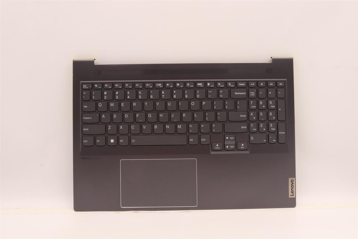 Lenovo Slim 7 16IAH7 Keyboard Palmrest Top Cover US Grey 5CB1J38238