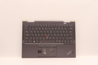 Lenovo ThinkPad X1 7th Gen Keyboard Palmrest Top Cover Hungarian Grey 5M11H45738