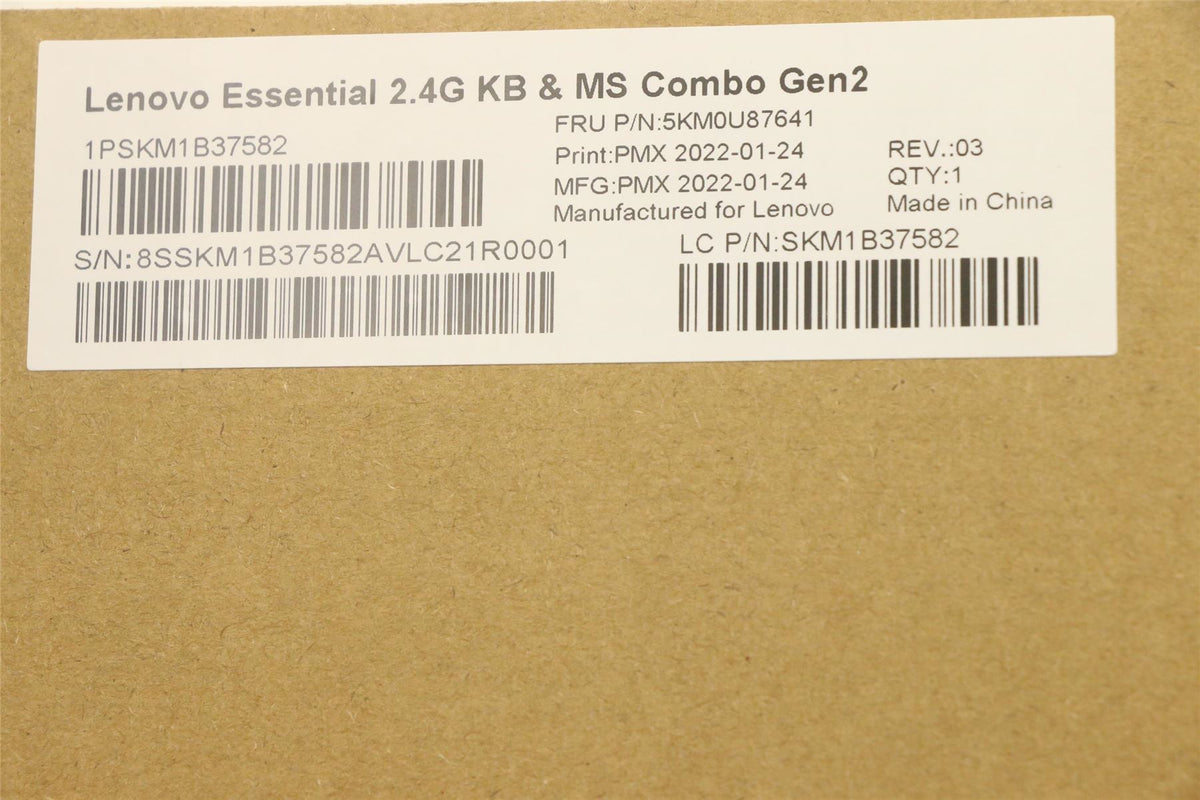 Lenovo English Traditional Chinese Keyboard 5KM0U87641