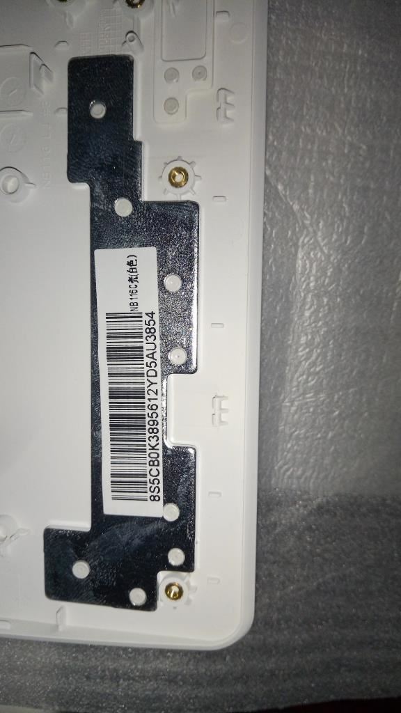 Lenovo IdeaPad 100S-11IBY Palmrest Touchpad Cover Keyboard UK White 5CB0K48367
