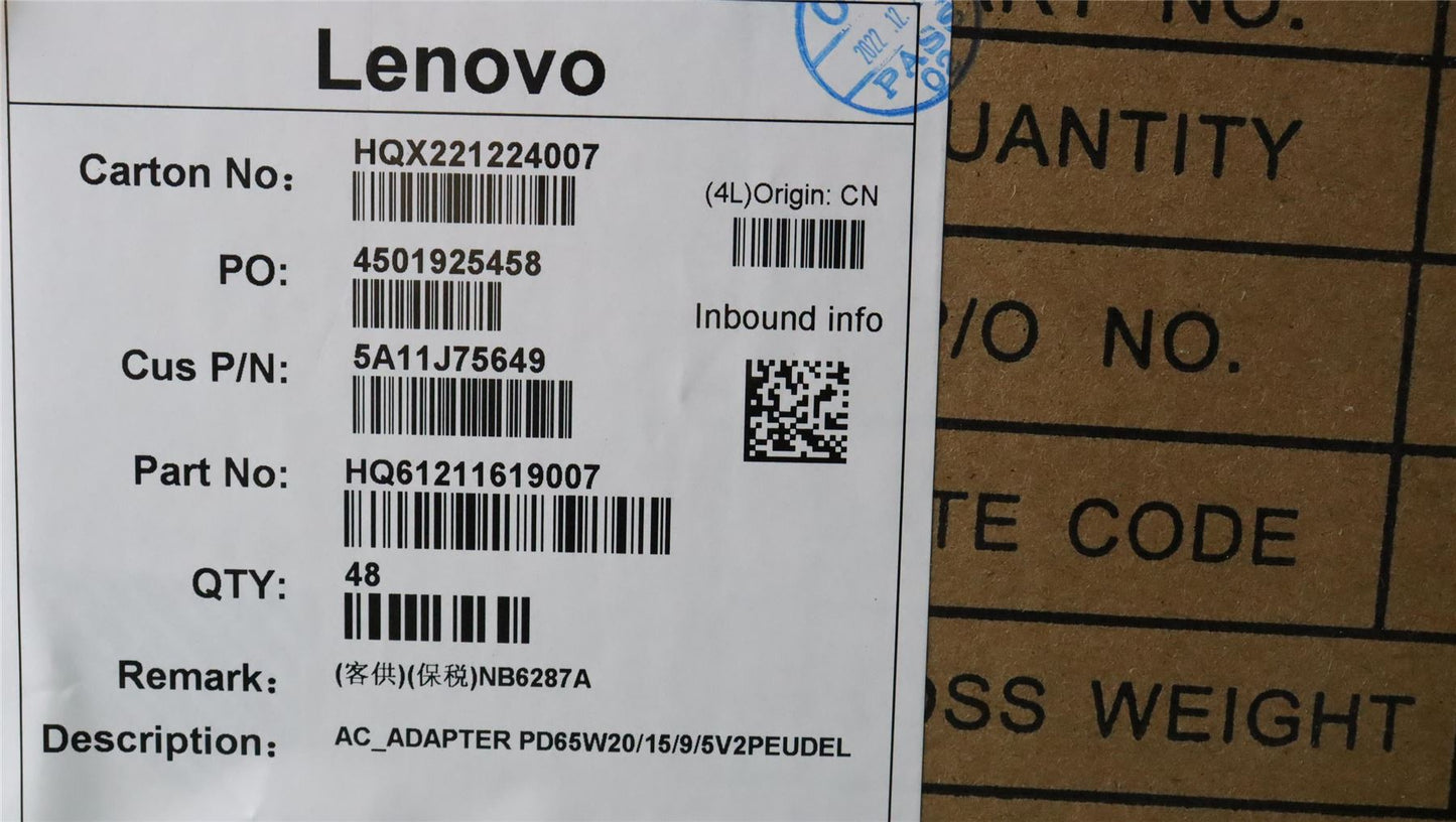 Lenovo Yoga 7 14IRL8 7 14ARP8 7 16IRL8 AC Charger Adapter Power Black 5A11J75649