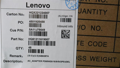 Lenovo Yoga 7 14IRL8 7 14ARP8 7 16IRL8 AC Charger Adapter Power Black 5A11J75649