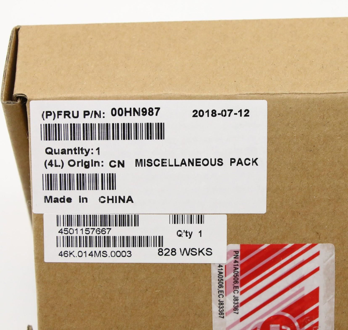 Lenovo 00HN987 FRU Base Misc Kit for MQ2