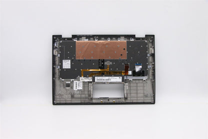 Lenovo Carbon X1 4th Keyboard Palmrest Top Cover Belgian Black Backlit 01AV158