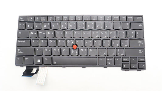 Lenovo ThinkPad P14s 4 P14s 3 L14 4 T14 4 T14 3 Keyboard Arabic Black 5N21D67976