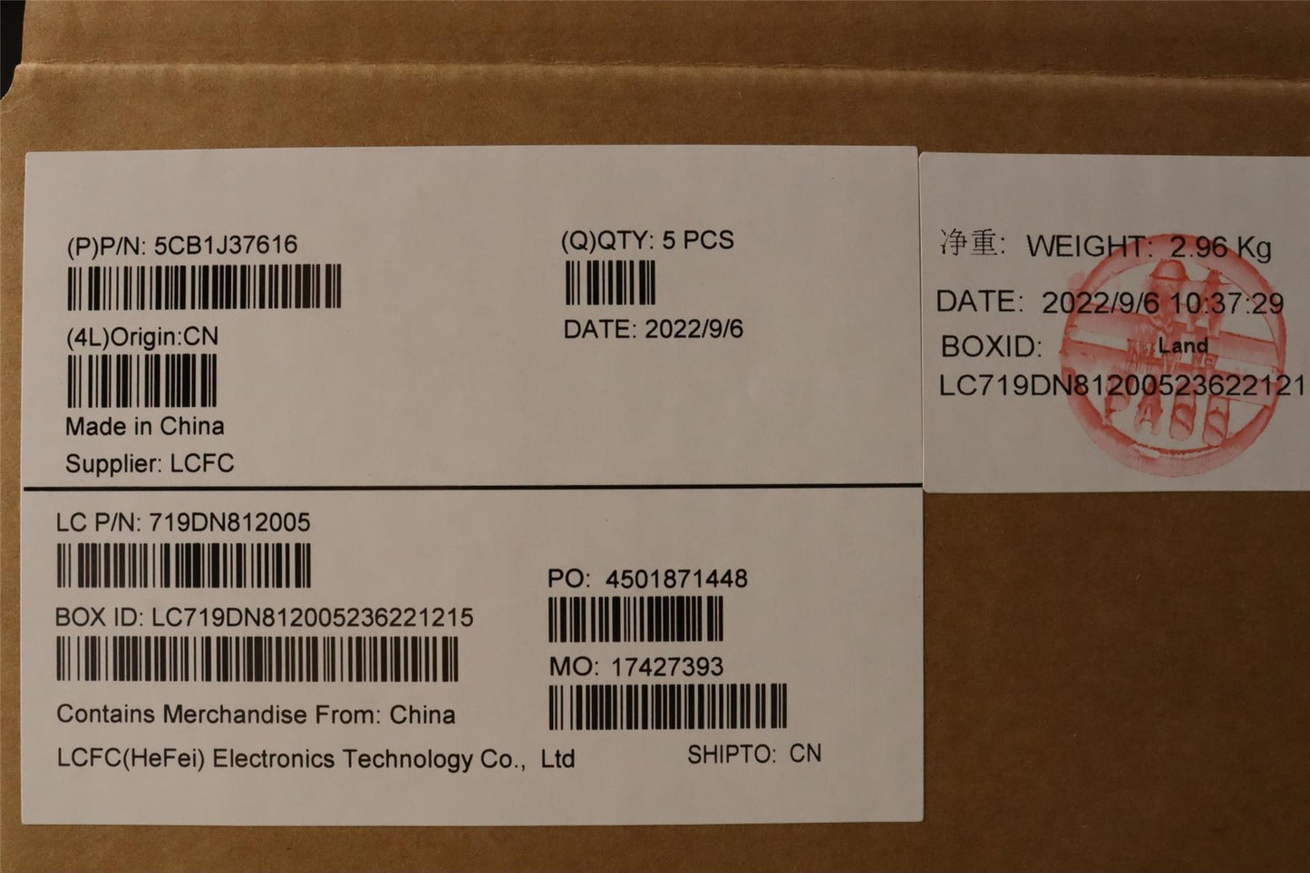 Lenovo IdeaPad 1 14IGL7 Palmrest Cover Touchpad Keyboard Nordic 5CB1J37616