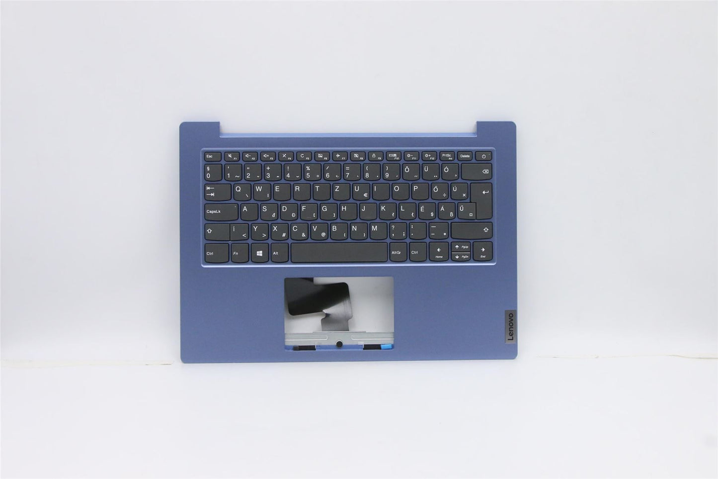 Lenovo IdeaPad 1-14IGL05 Keyboard Palmrest Top Cover Hungarian Blue 5CB0X57010