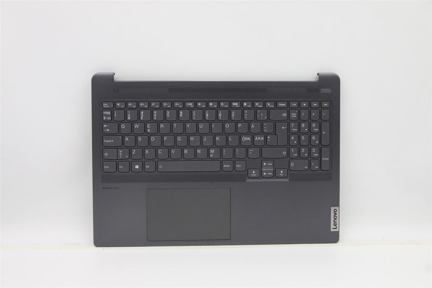 Lenovo IdeaPad 5 16IHU6 Palmrest Cover Touchpad Keyboard Nordic Grey 5CB1C87497