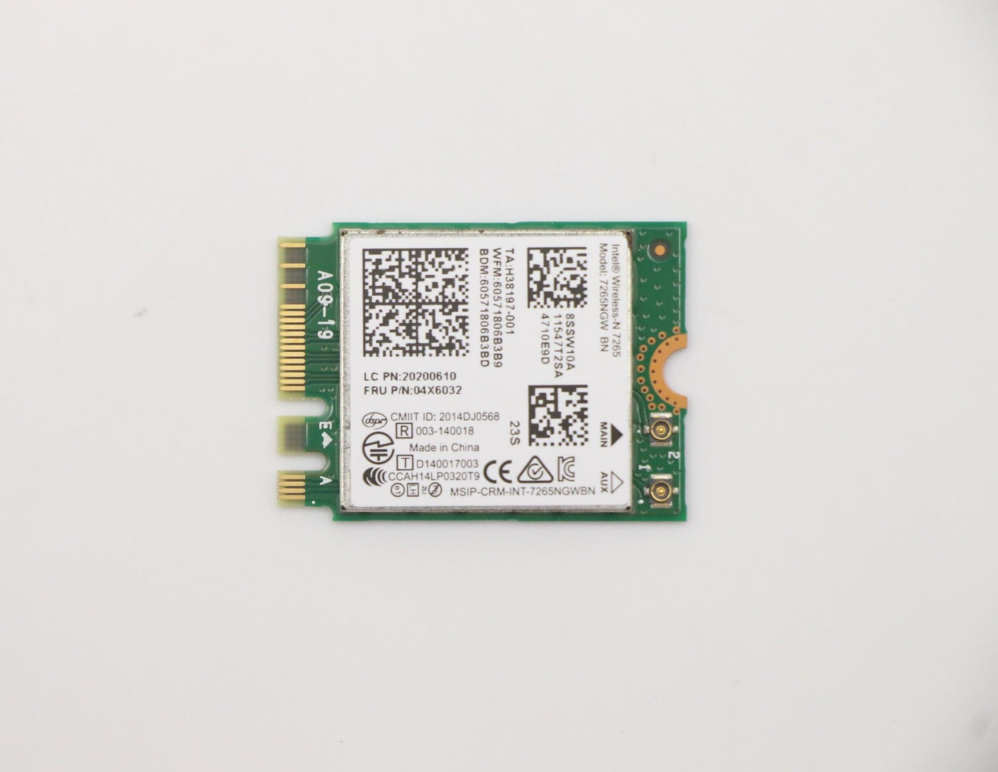Lenovo Wireless,CMB,IN,SPbn M.2 Board 04X6032